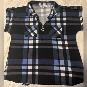 Large Plaid T-Shirt